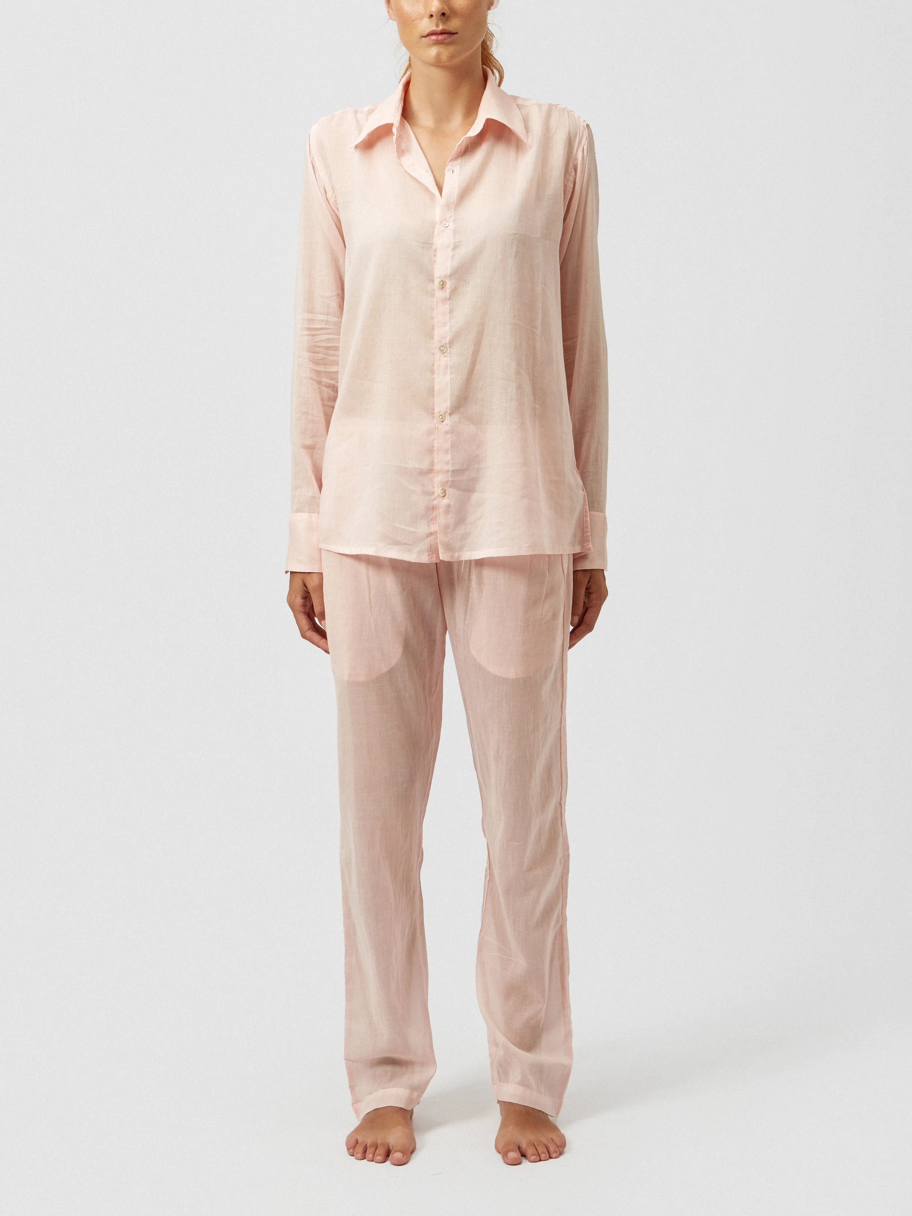 ESSENTIAL TROUSERS IN LIGHT PINK