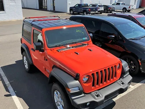 Exposed Racks 9755 Red No Drill Roof Rack For Hard Top Jeep JL/JT/JLU