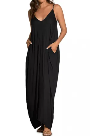 Ferris Maxi Black Dress