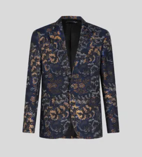 Floral Jacquard Jacket