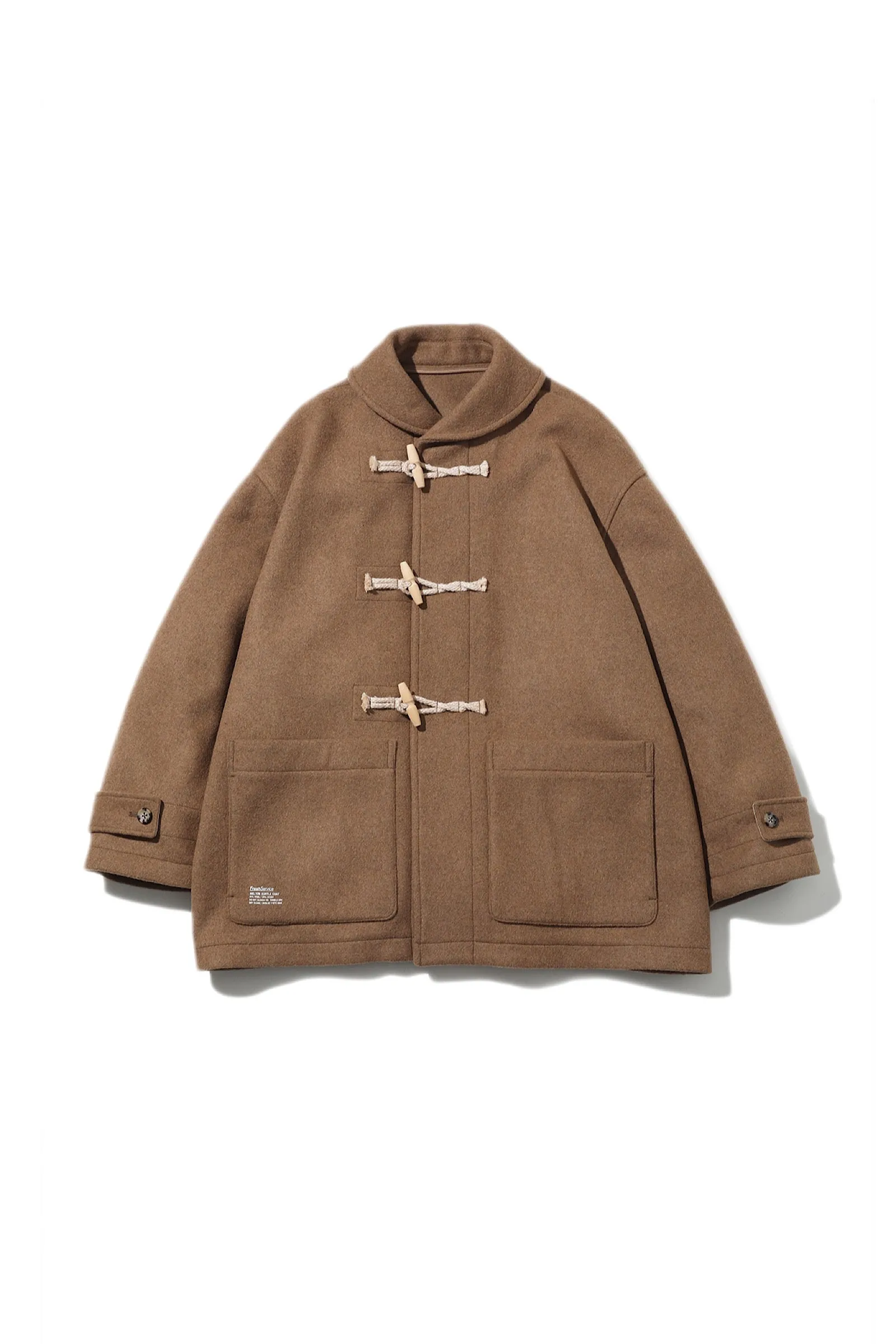 Fresh Service / MELTON DUFFLE COAT - COYOTE