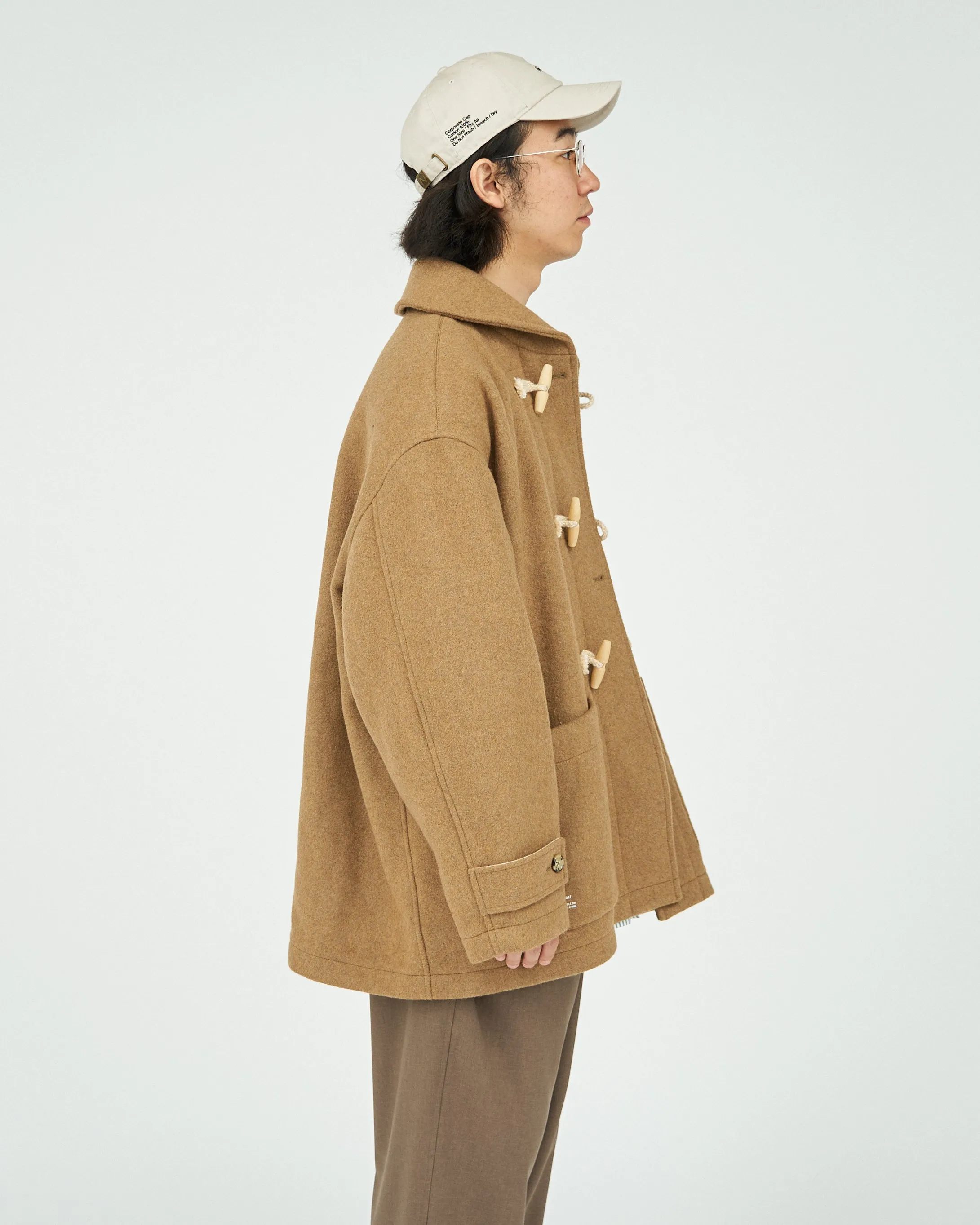 Fresh Service / MELTON DUFFLE COAT - COYOTE