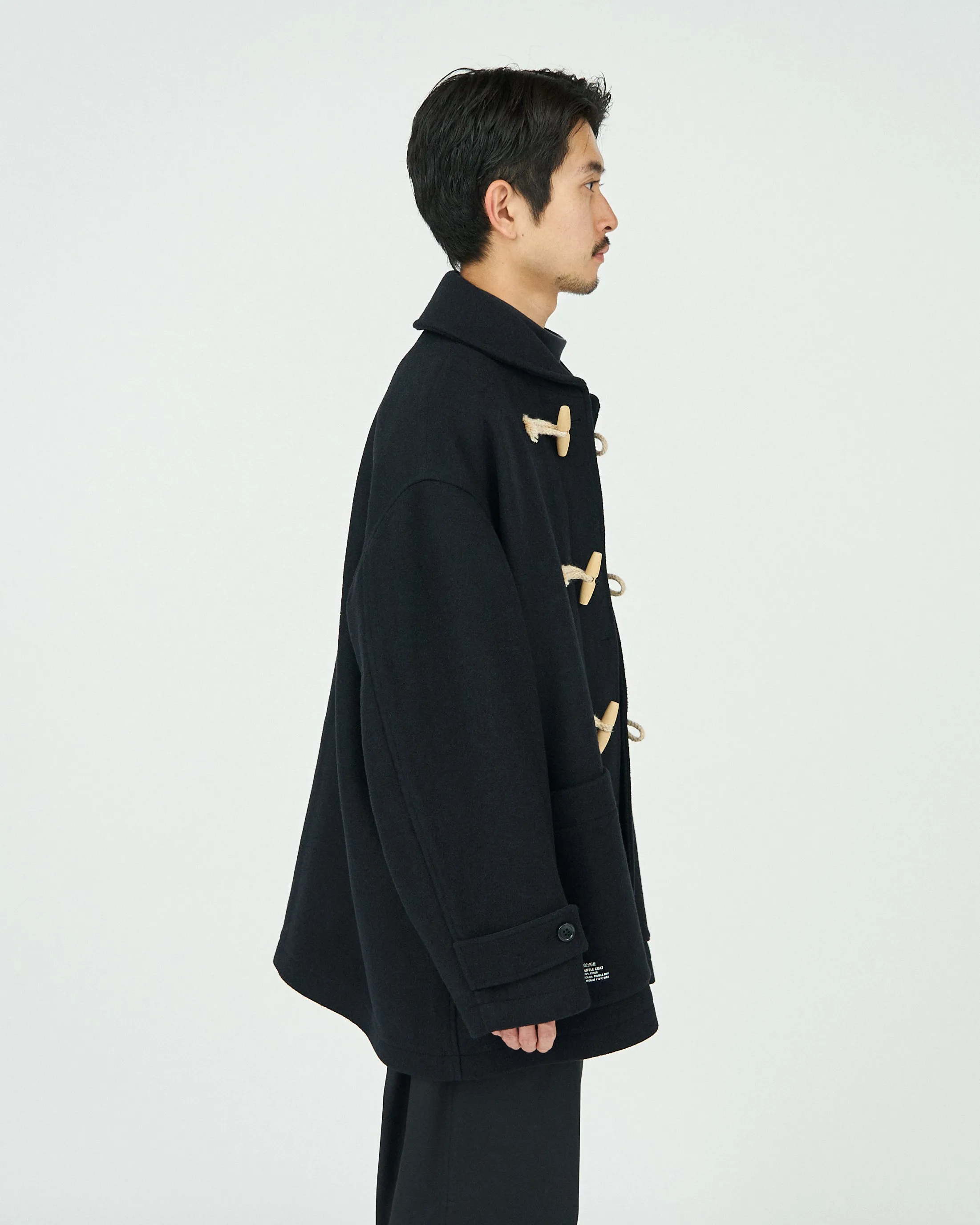 Fresh Service / MELTON DUFFLE COAT - NAVY