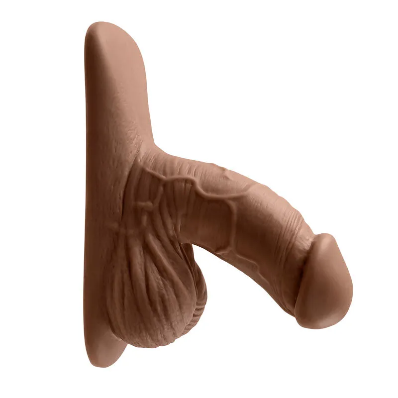 Gender X 4'' SILICONE PACKER DARK-(gx-pk-0976-2)