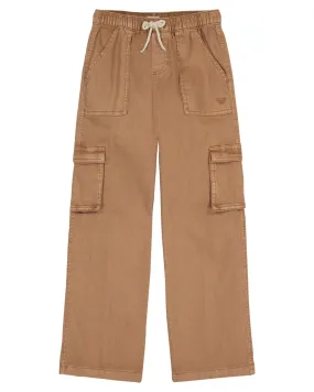 Girls 7-16 Precious Cargo Pants - Camel