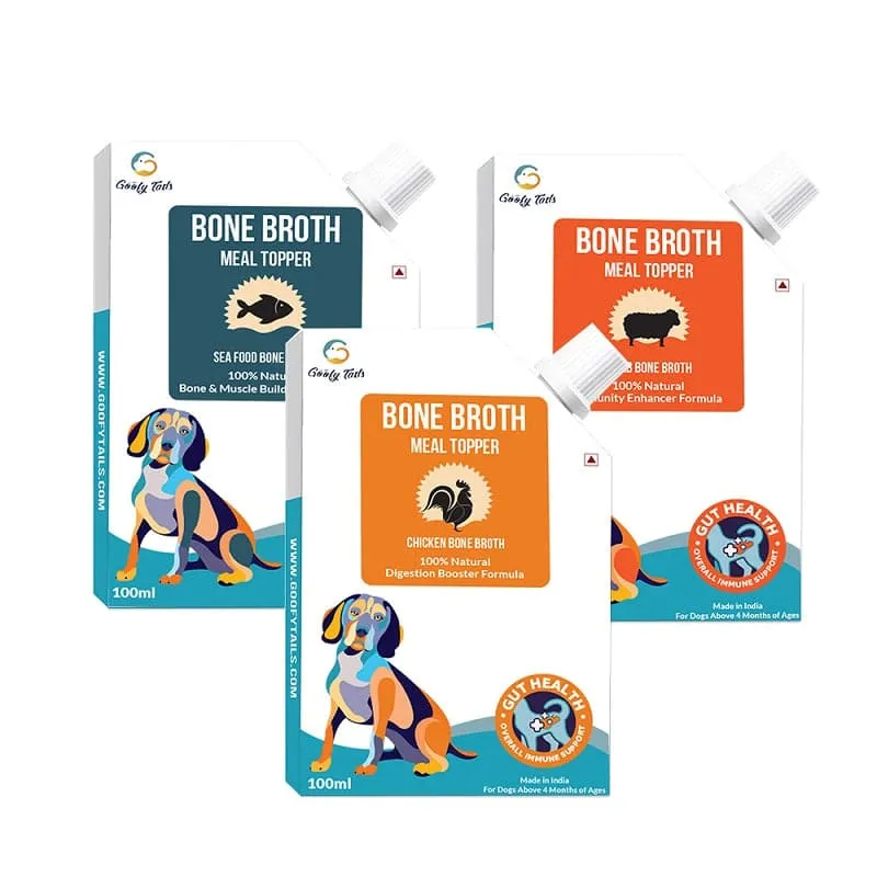 Goofy Tails Chicken Bone Broth for Dogs and Puppies Buy 1 Get 1 (BOGO)