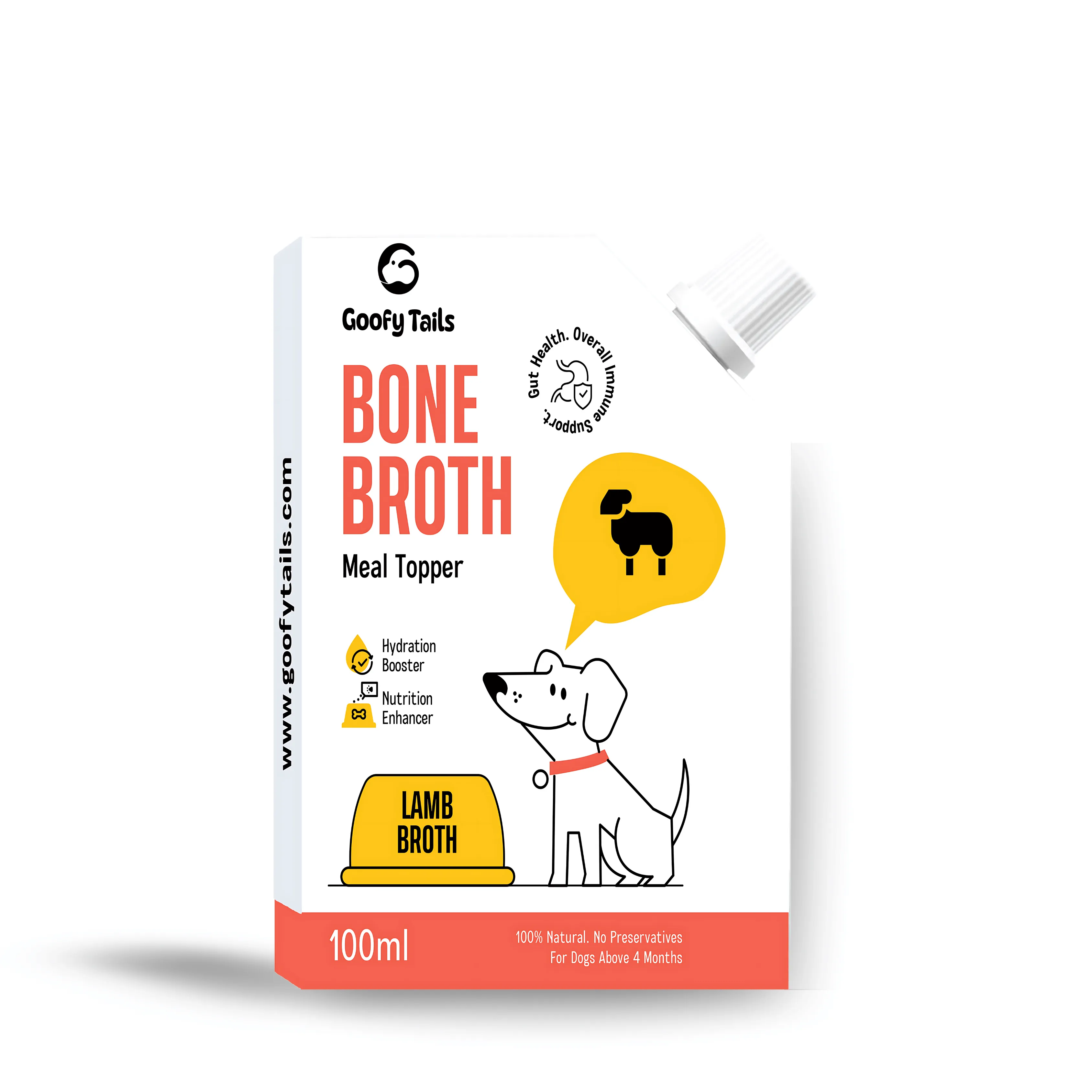 Goofy Tails Lamb Bone Broth for Dogs and Puppies Buy 1 Get 1 (BOGO)