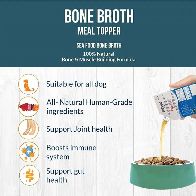 Goofy Tails  Sea Food Bone Broth for Dogs and Puppies Buy 1 Get 1 (BOGO)