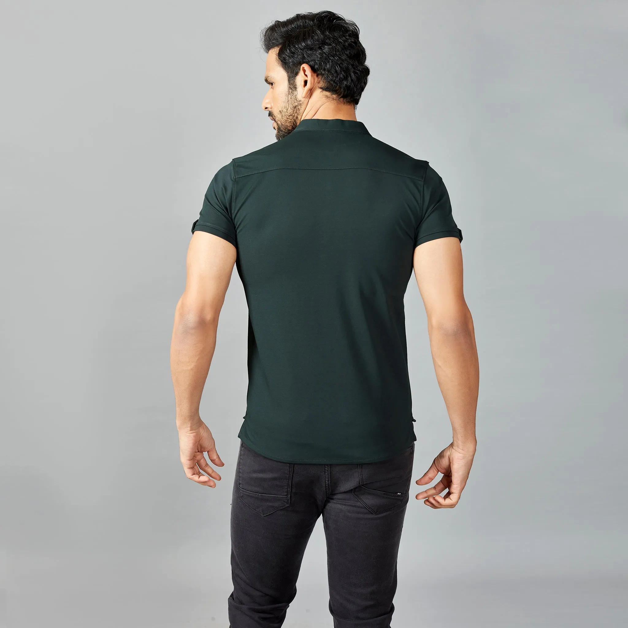 Grey Henley T-shirt