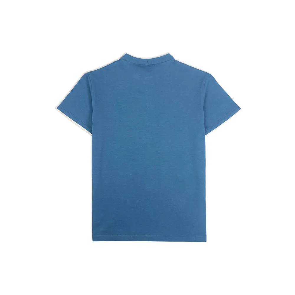 Henley Tee - Jasper Blue