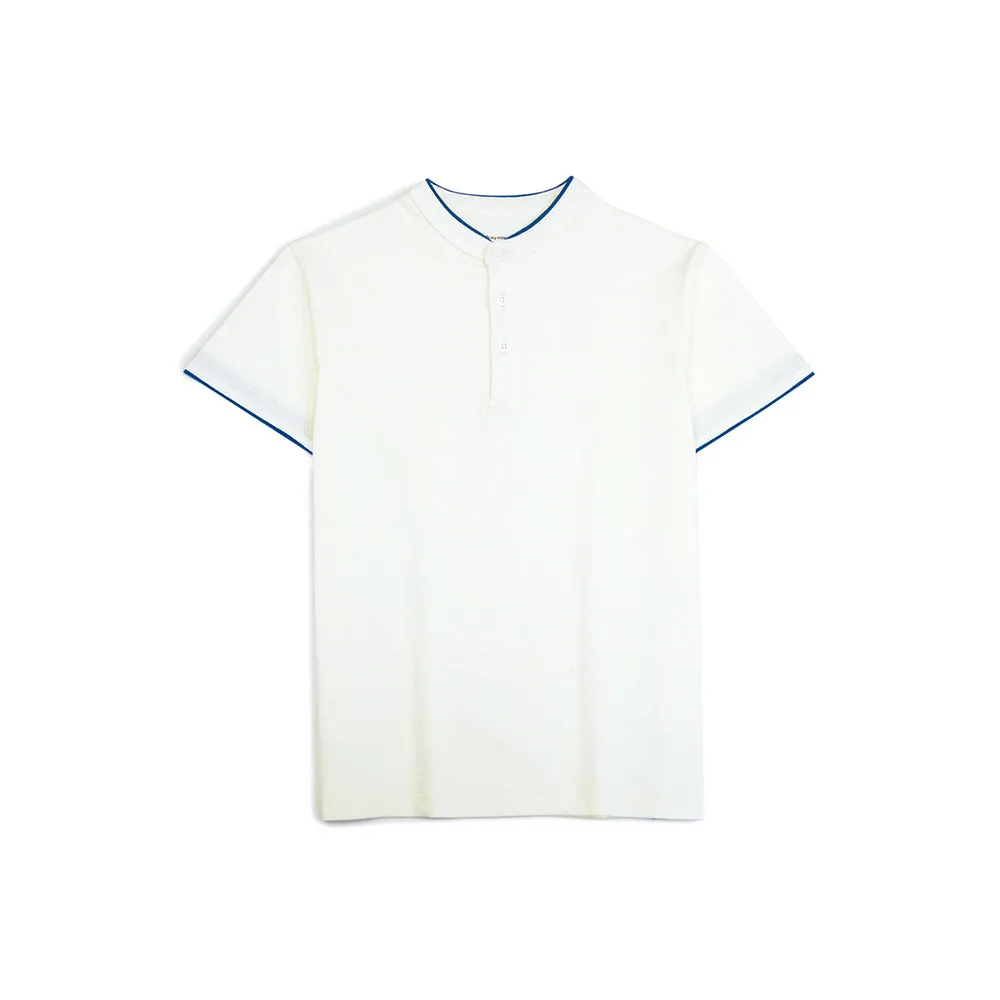 Henley Tee - Vanilla Ice