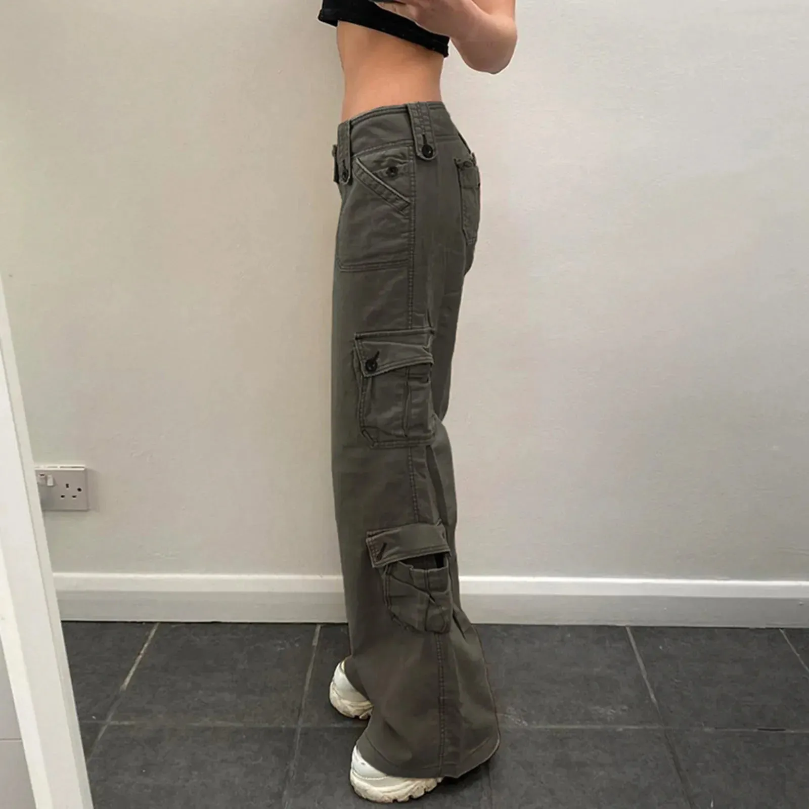 Hip Sweat Vintage Casual Loose Wide 2024 Baggy Pants