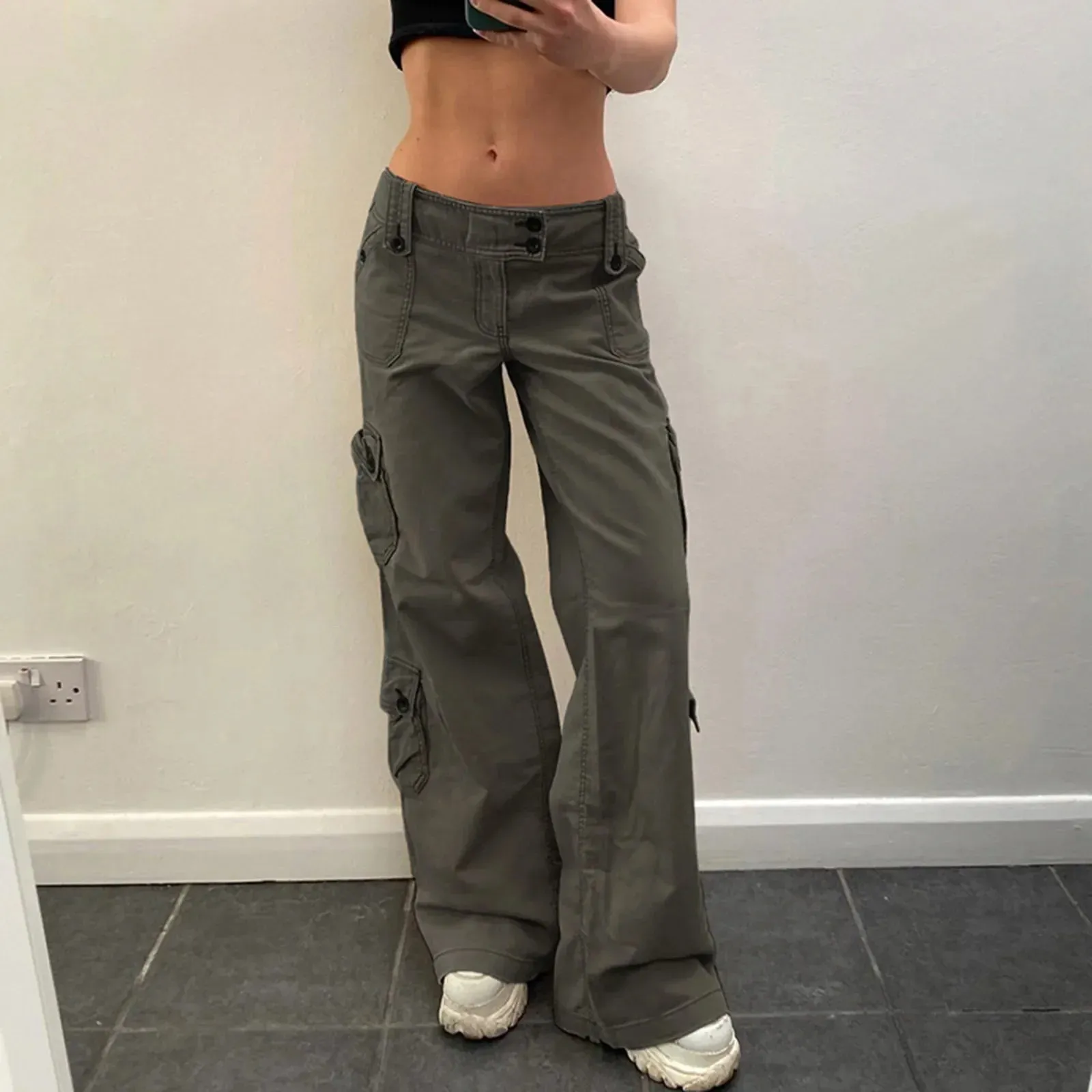 Hip Sweat Vintage Casual Loose Wide 2024 Baggy Pants