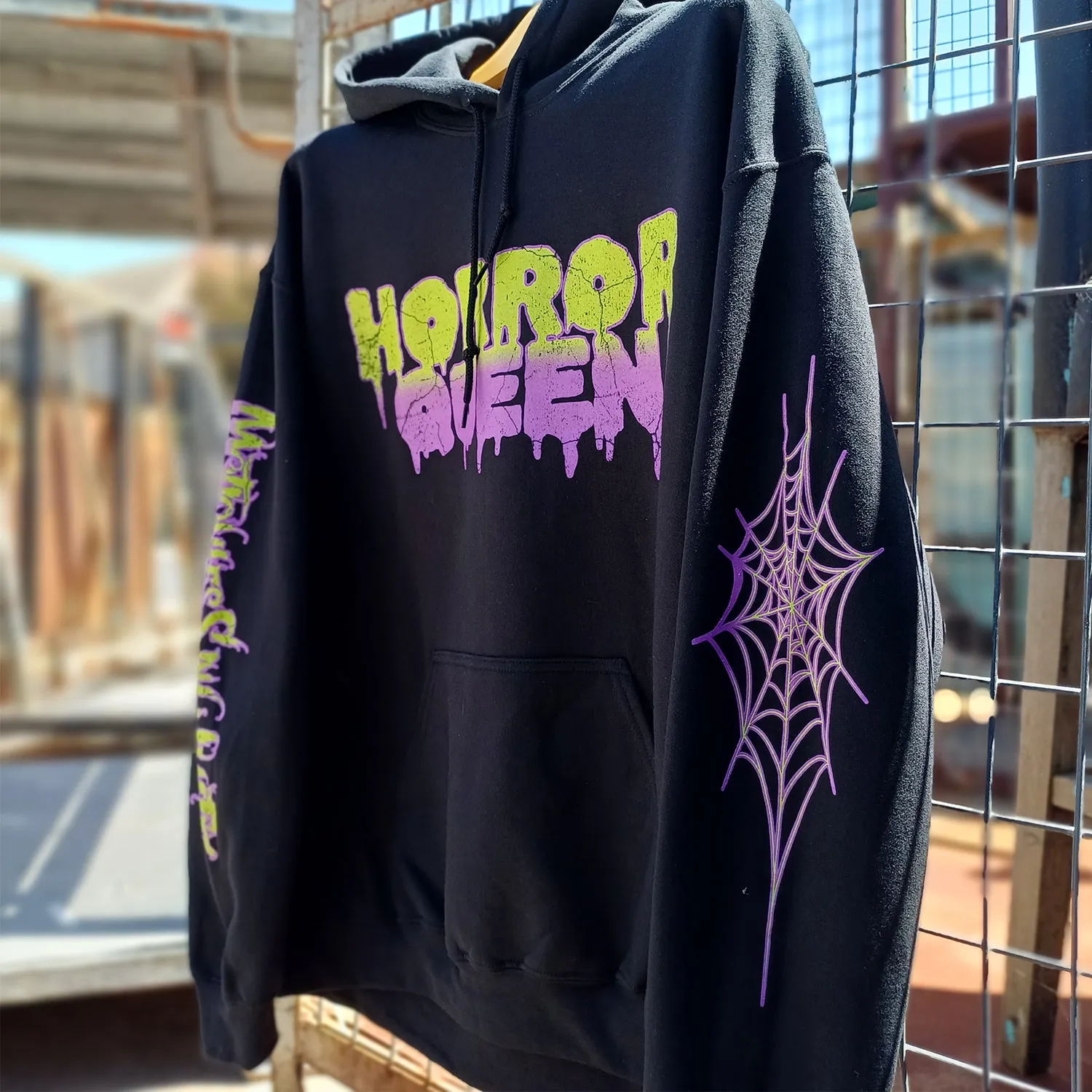 Horror Queen Pullover Hoodie (Black)