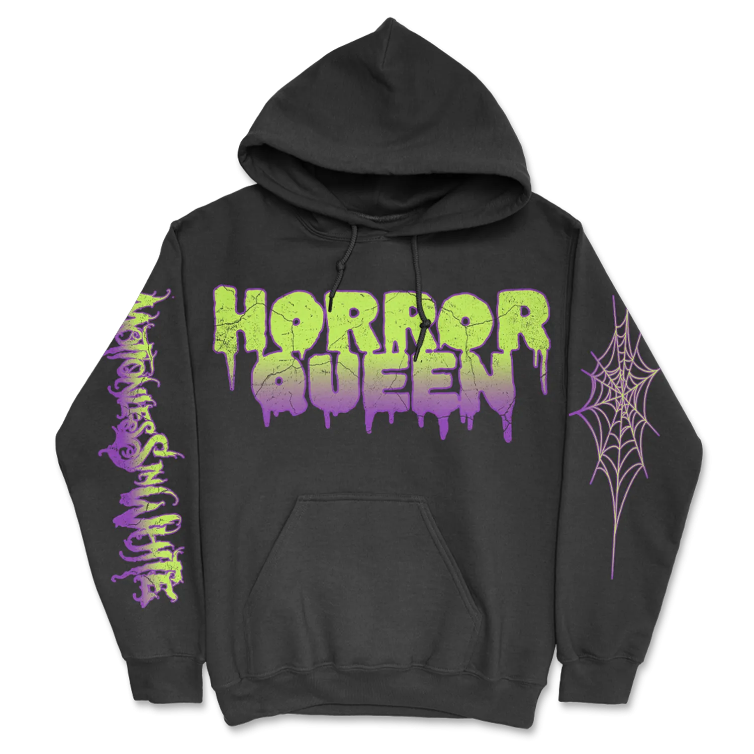 Horror Queen Pullover Hoodie (Black)