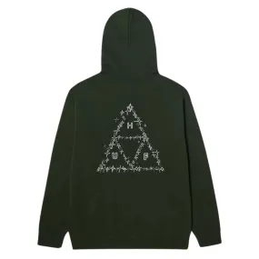 Huf Gleam Pullover Hoodie - Hunter Green