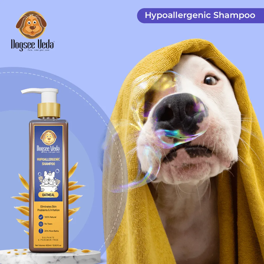 Hypoallergenic Oatmeal Shampoo for Dogs (200ml) (Limited Shelf Life) (Buy 1 Get 1)