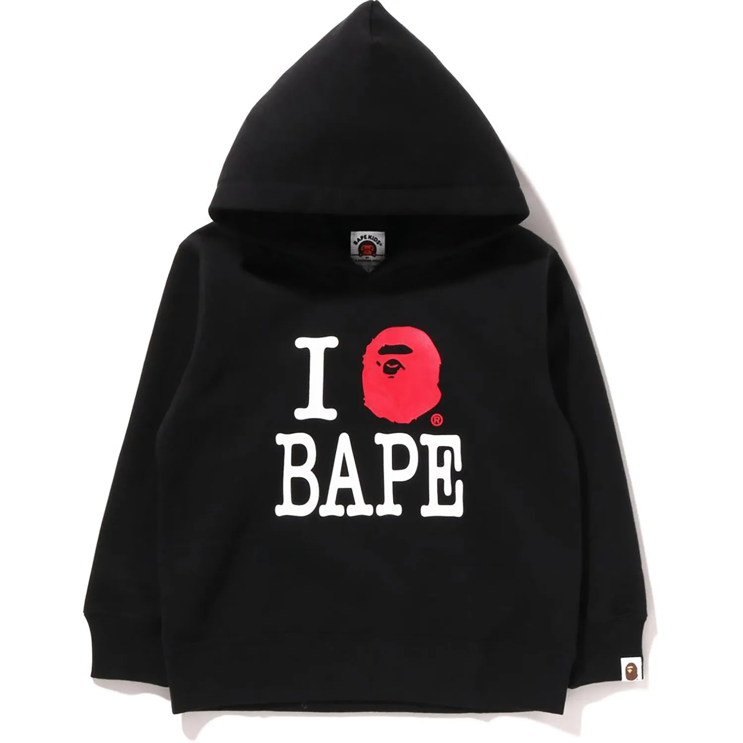 I LOVE BAPE PULLOVER HOODIE KIDS