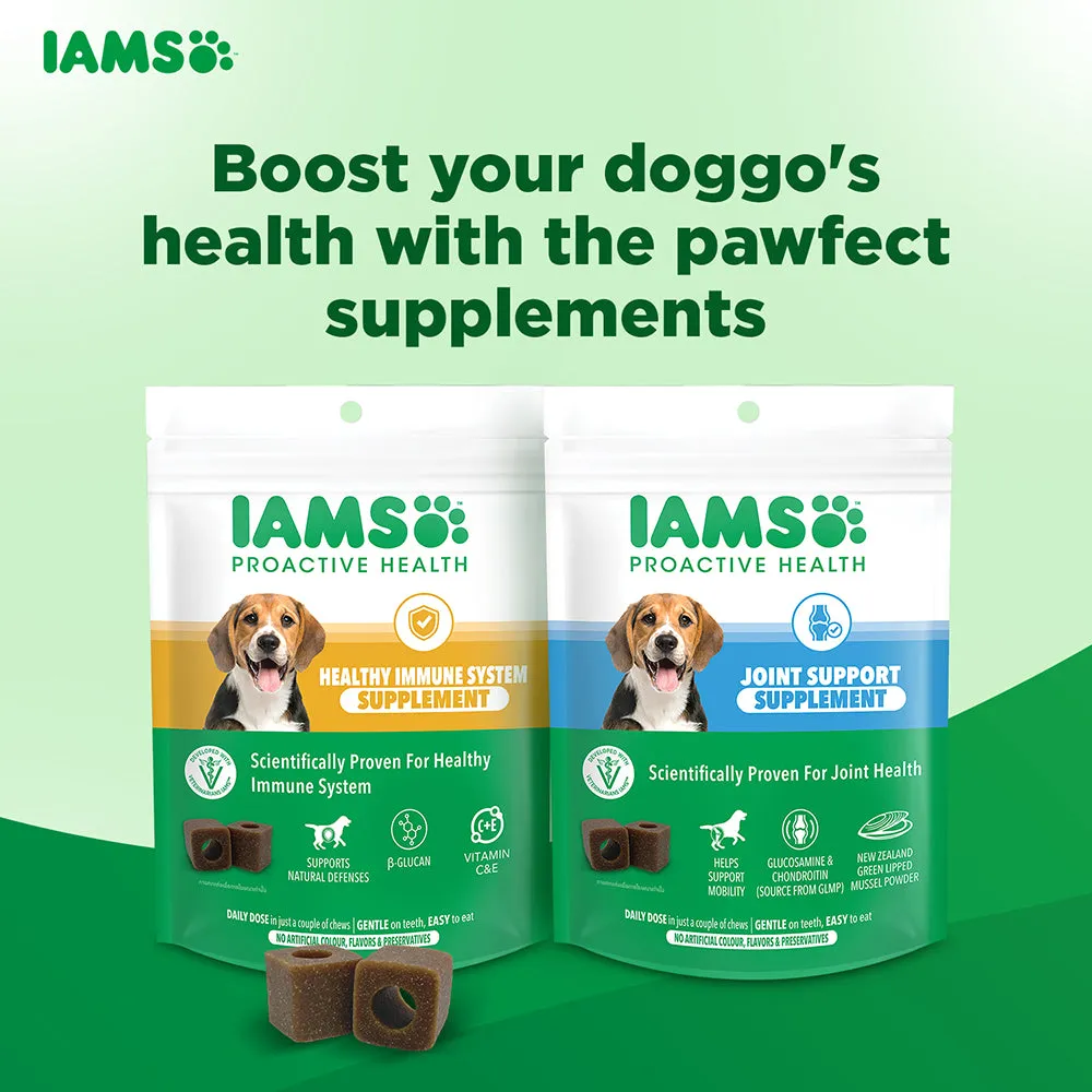 IAMS Proactive Health Dog Supplement For Healthy Immune System (Limited Shelf Life) (Buy 1 Get 1)