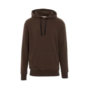 Infared Logo Hoodie in Dark Brown