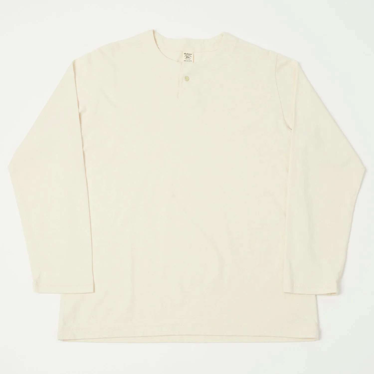 Jackman Henley Neck LS Tee - Kinari