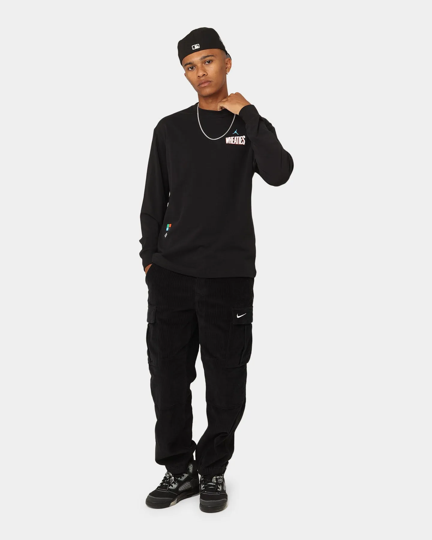 Jordan Flight MVP Statement 85 Crewneck Black/White