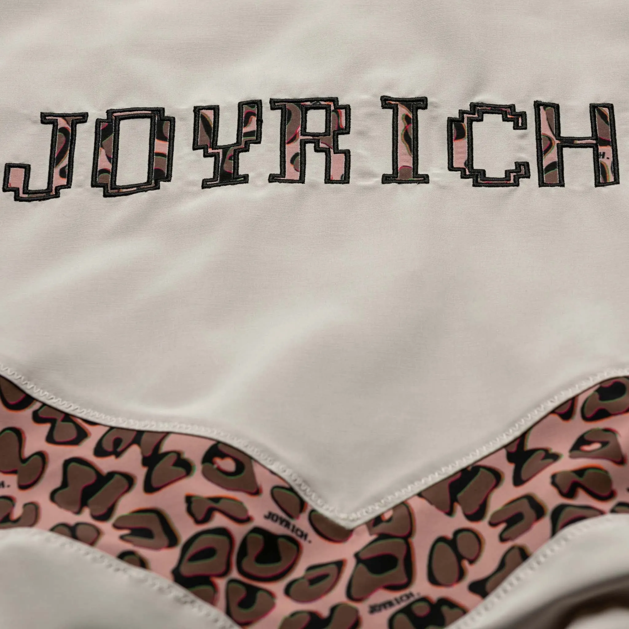 Joyrich Leopard Stripe Track Jacket Beige