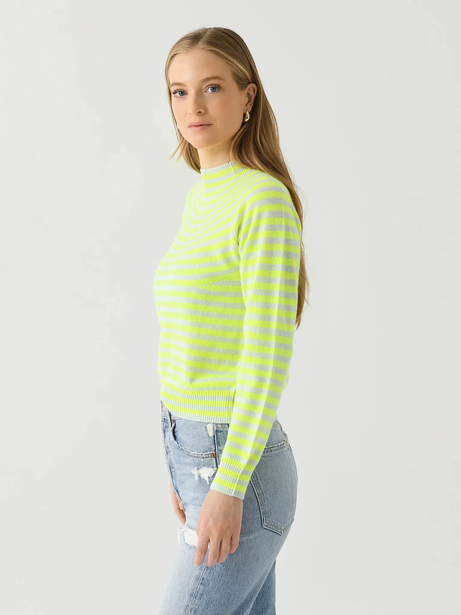 Jumper 1234 Striped High Crew