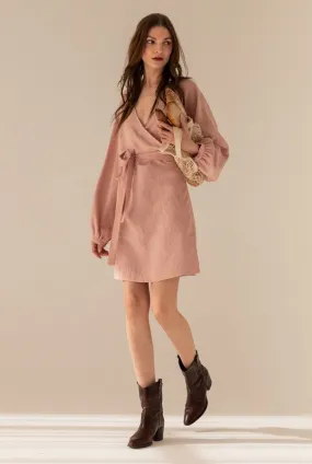 Kimono Dress Powder Pink