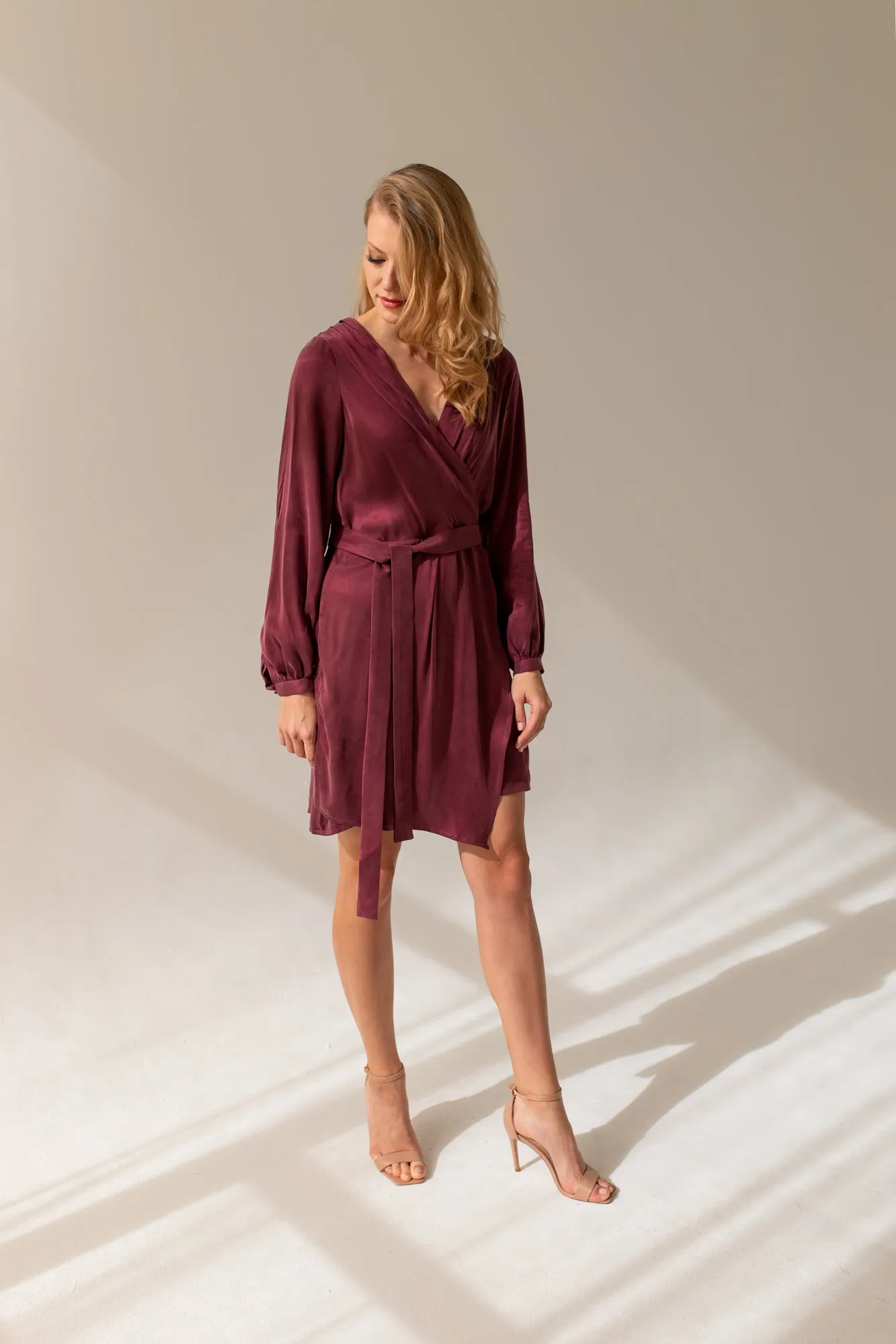 Laurel Dress Red Wine