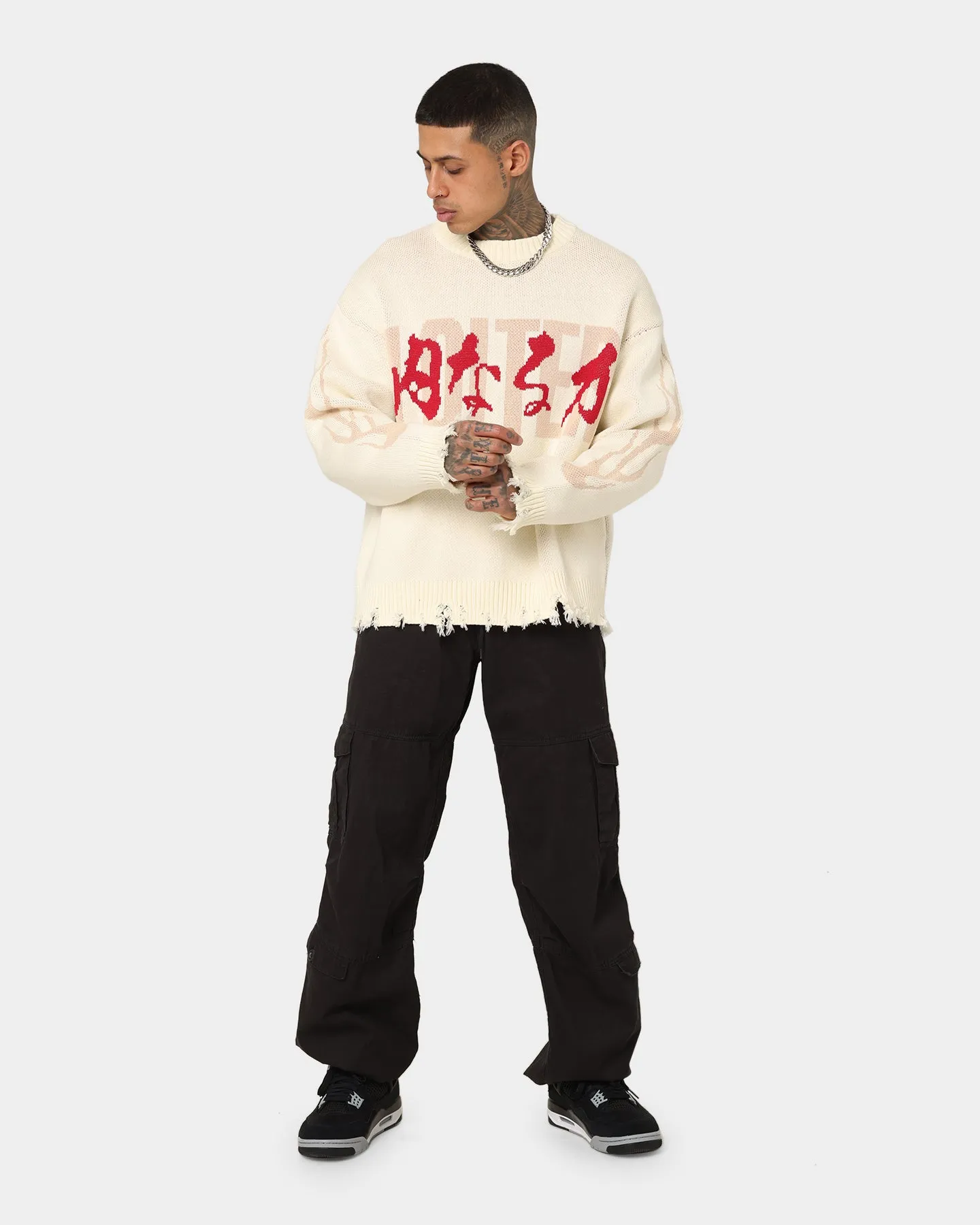 Loiter Honour Knit Sweater Off White