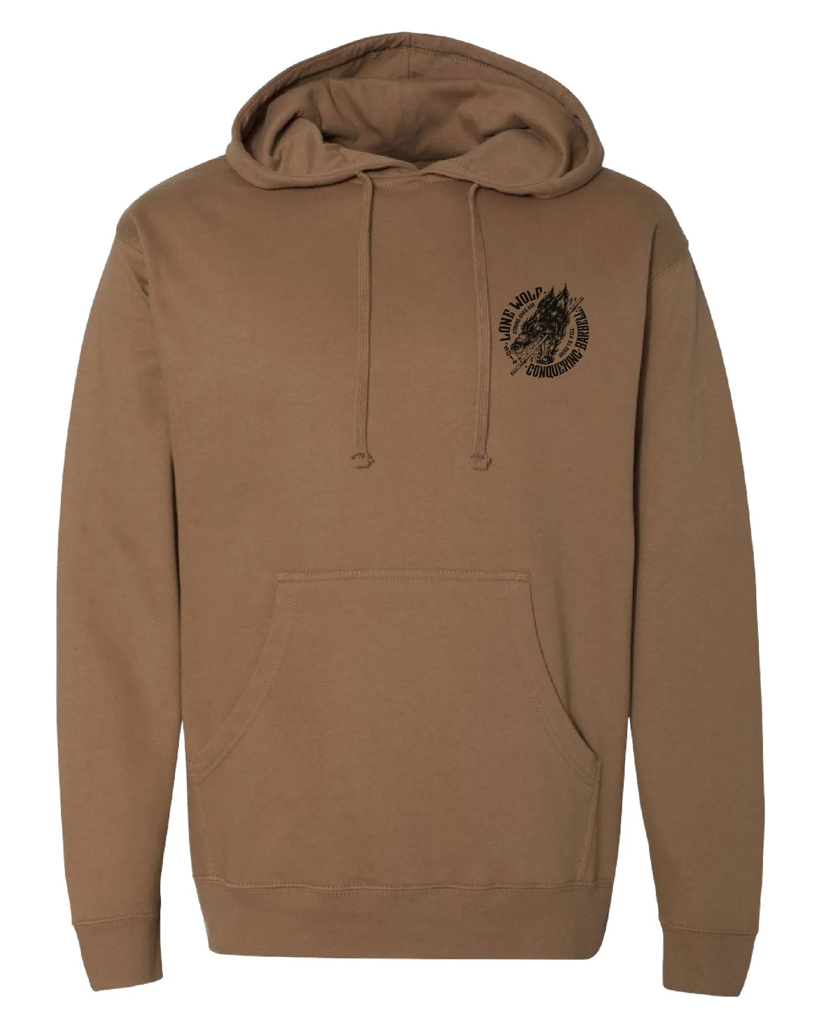 Lone Wolf -  on Mud - Pullover Hoodie