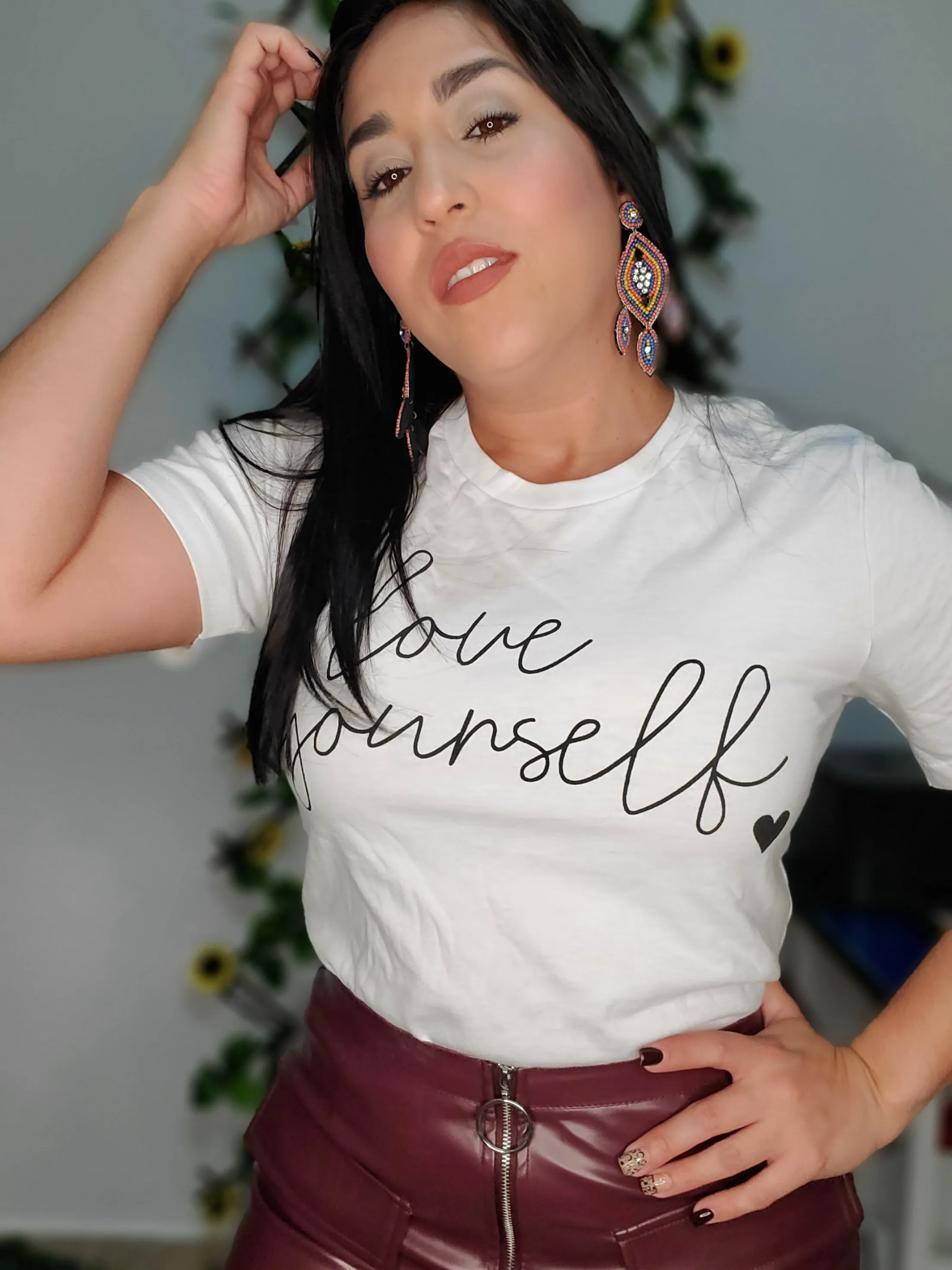 Love Yourself White Shirt