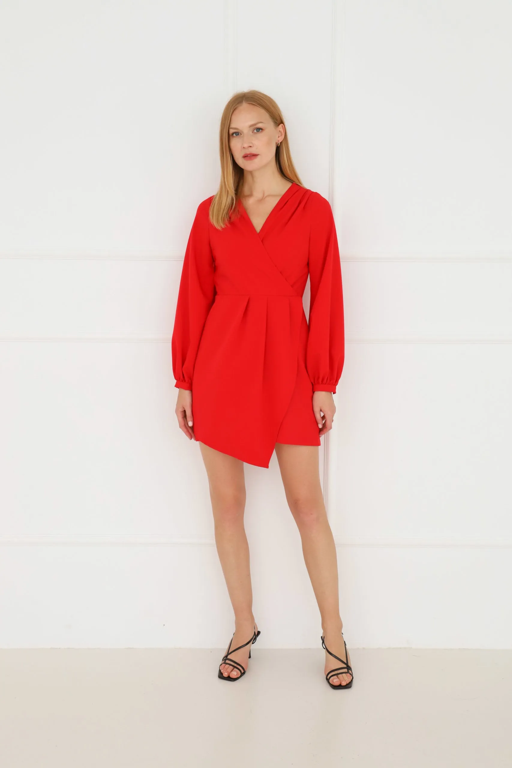 Luna Dress Red