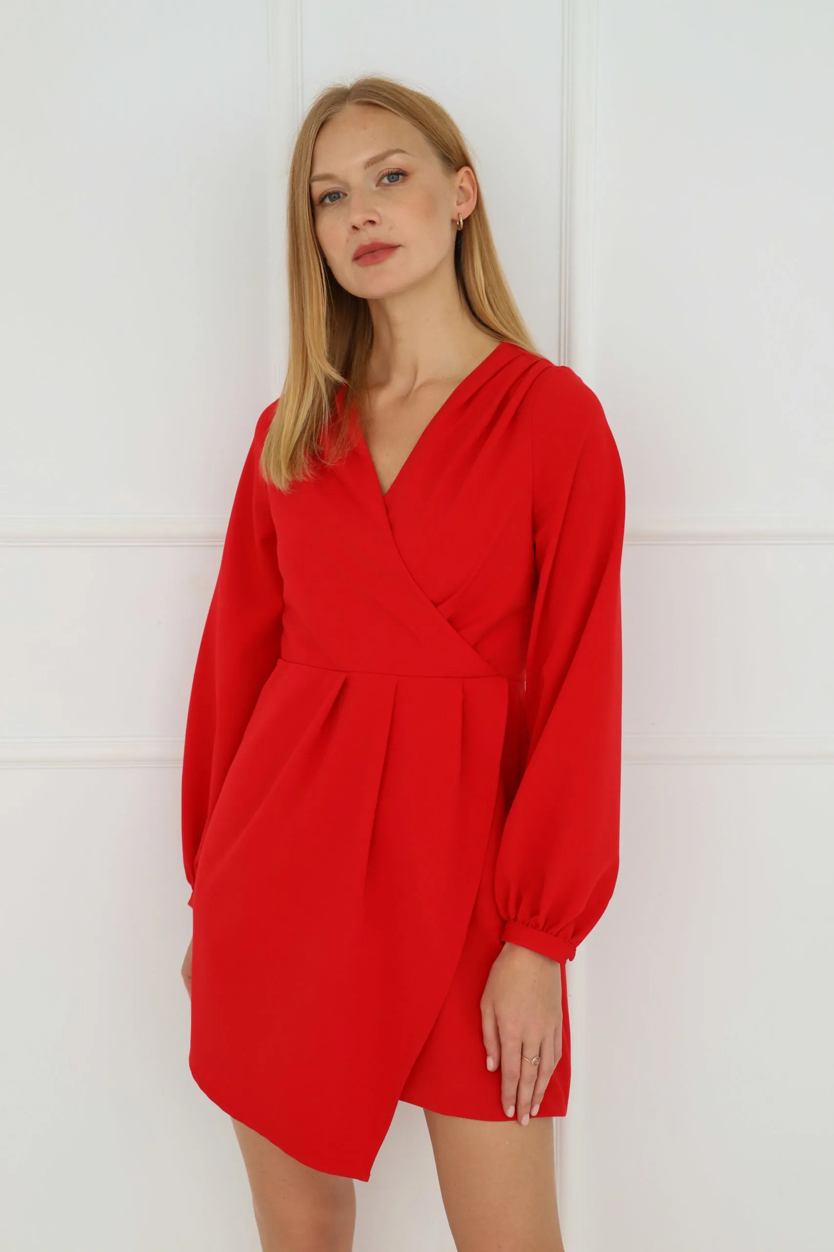 Luna Dress Red