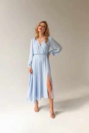 Magnolia Dress Plain Blue