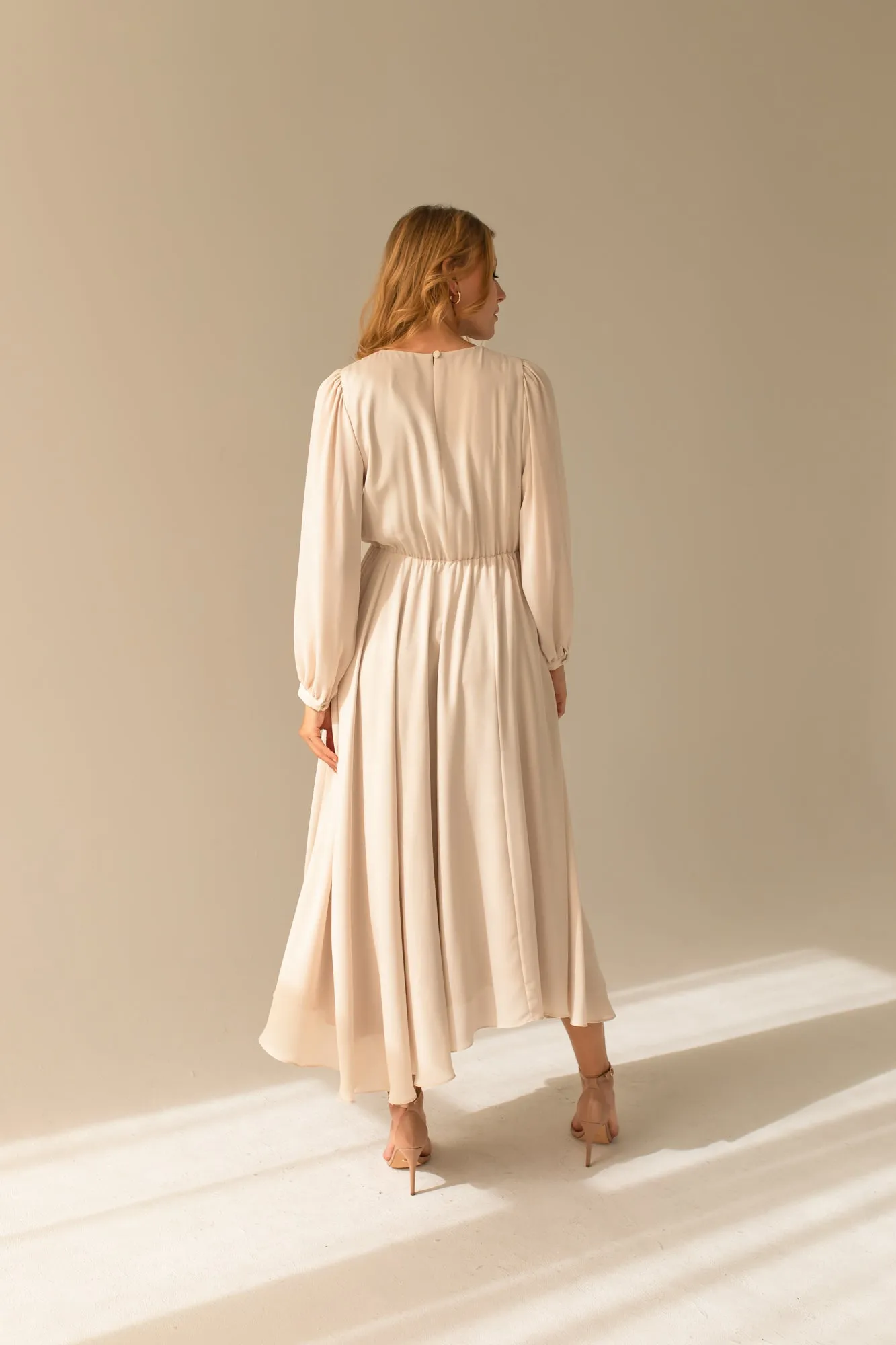 Magnolia Plain Beige Dress