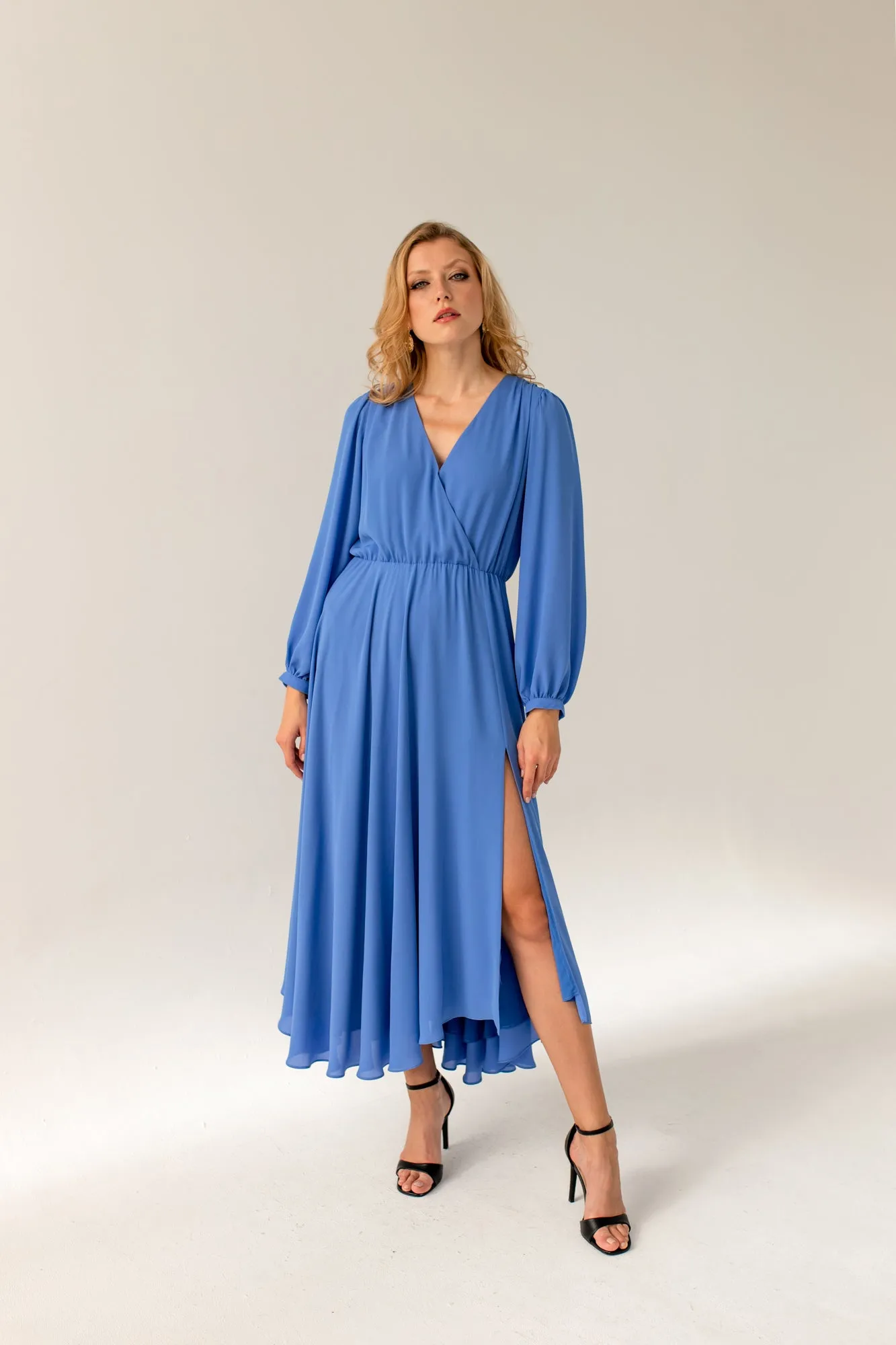 Magnolia Plain Sapphire Dress