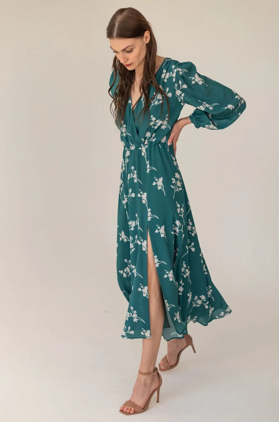 Magnolia Sea Silk Dress