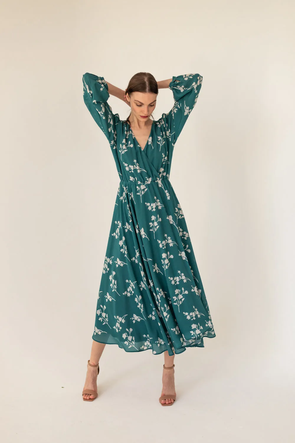 Magnolia Sea Silk Dress