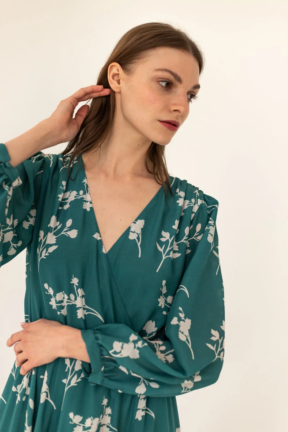 Magnolia Sea Silk Dress