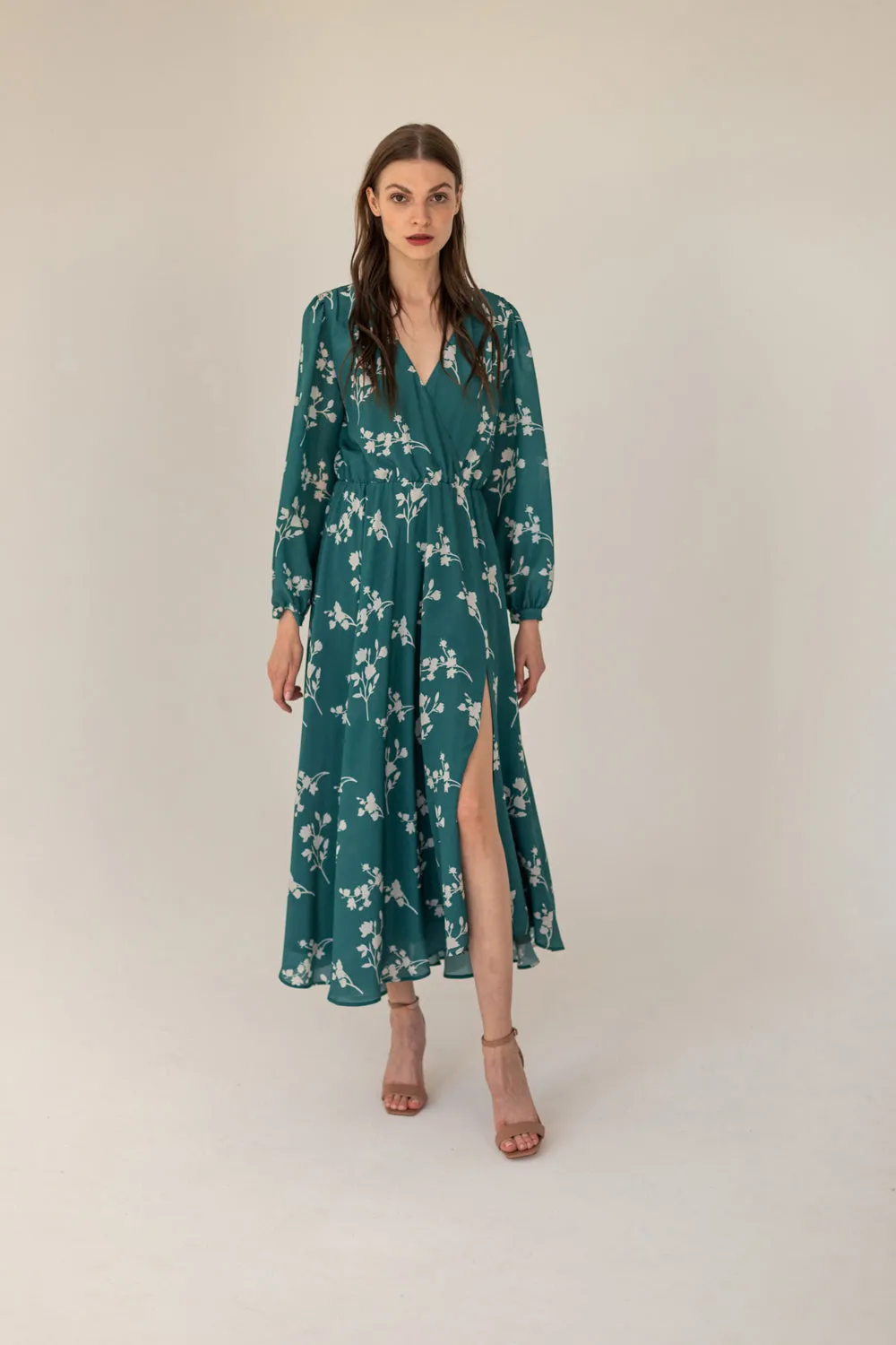 Magnolia Sea Silk Dress