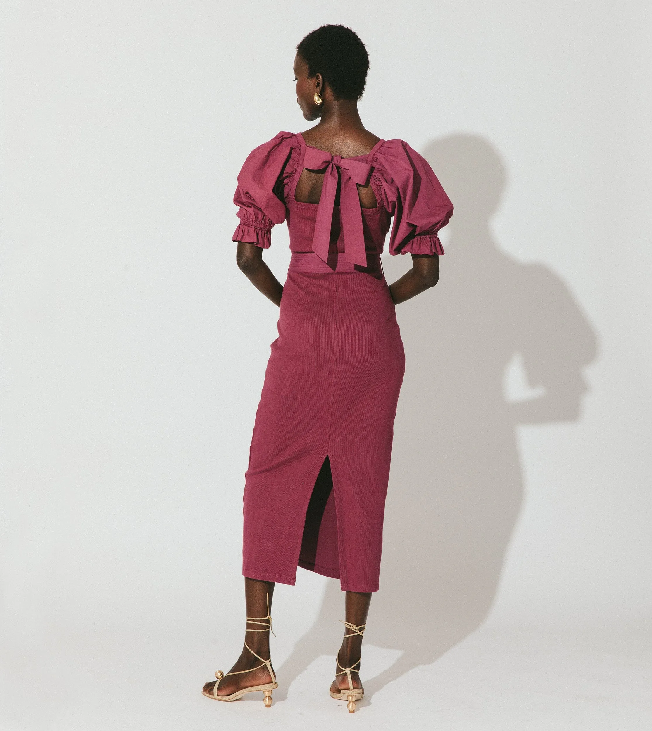 Mai Midi Dress | Plum