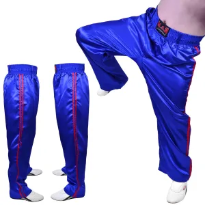 MAR-089B | Full Contact Blue Red Kickboxing & Freestyle Trousers