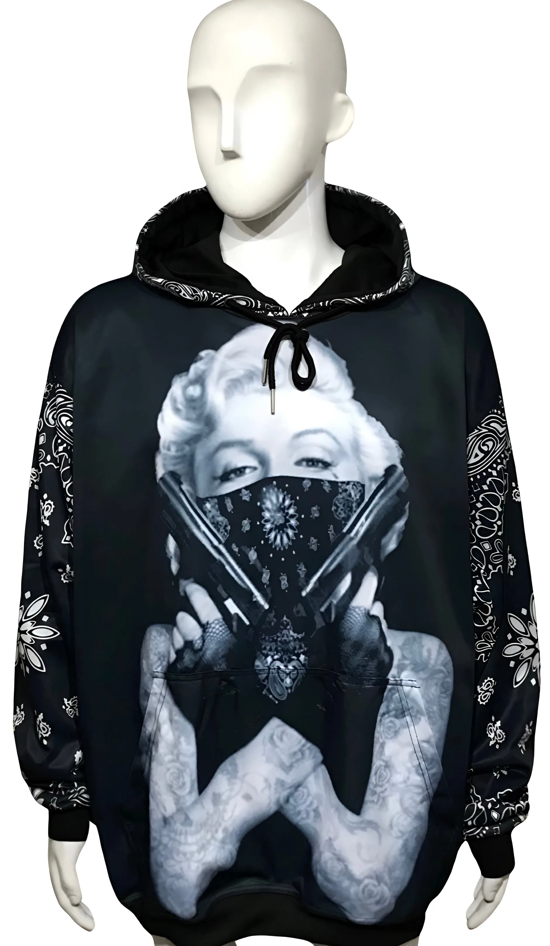 ^MARILYN MONROE O.G.^ PULLOVER HOODIES (FLEECE LINED)