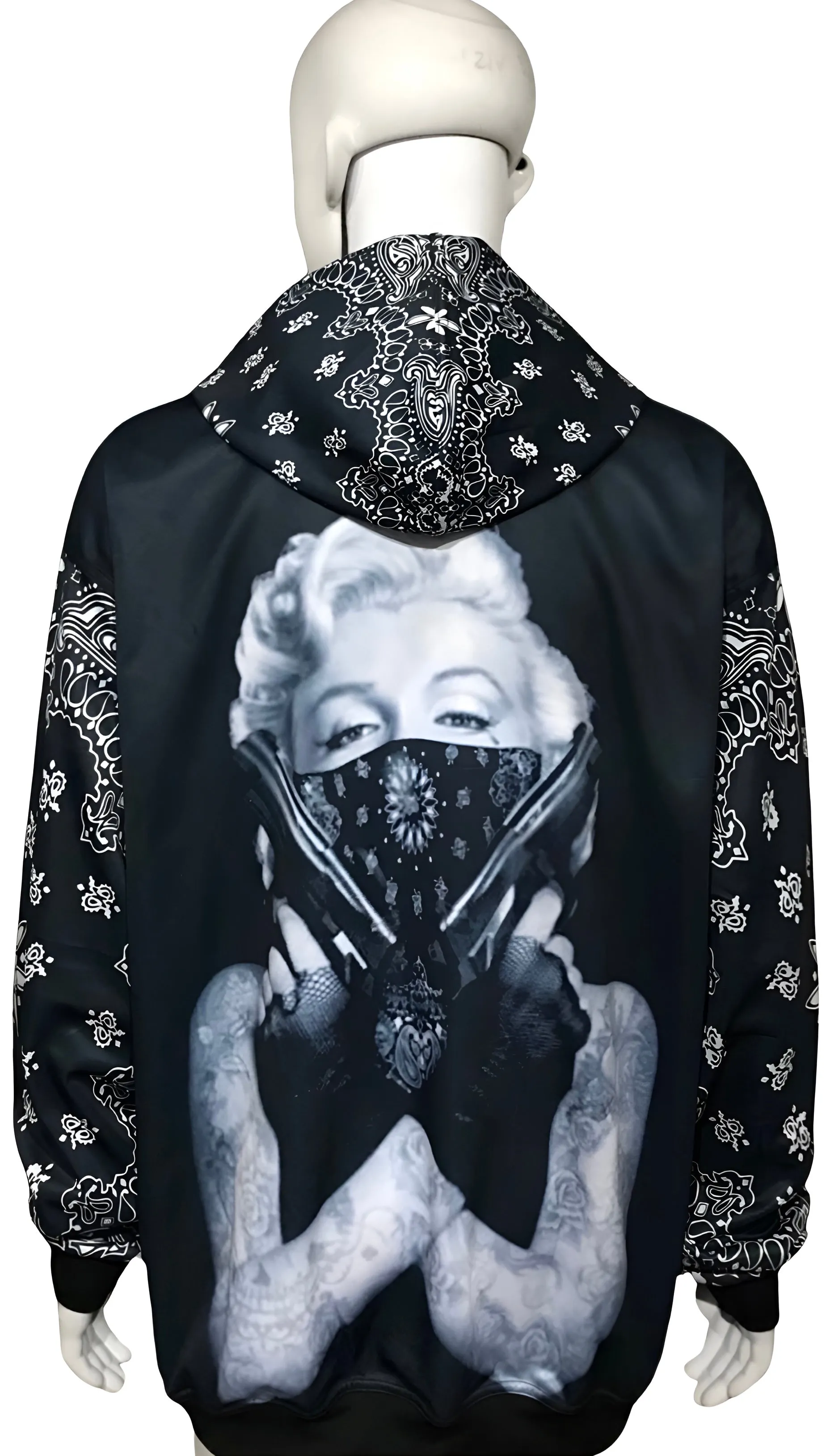 ^MARILYN MONROE O.G.^ PULLOVER HOODIES (FLEECE LINED)