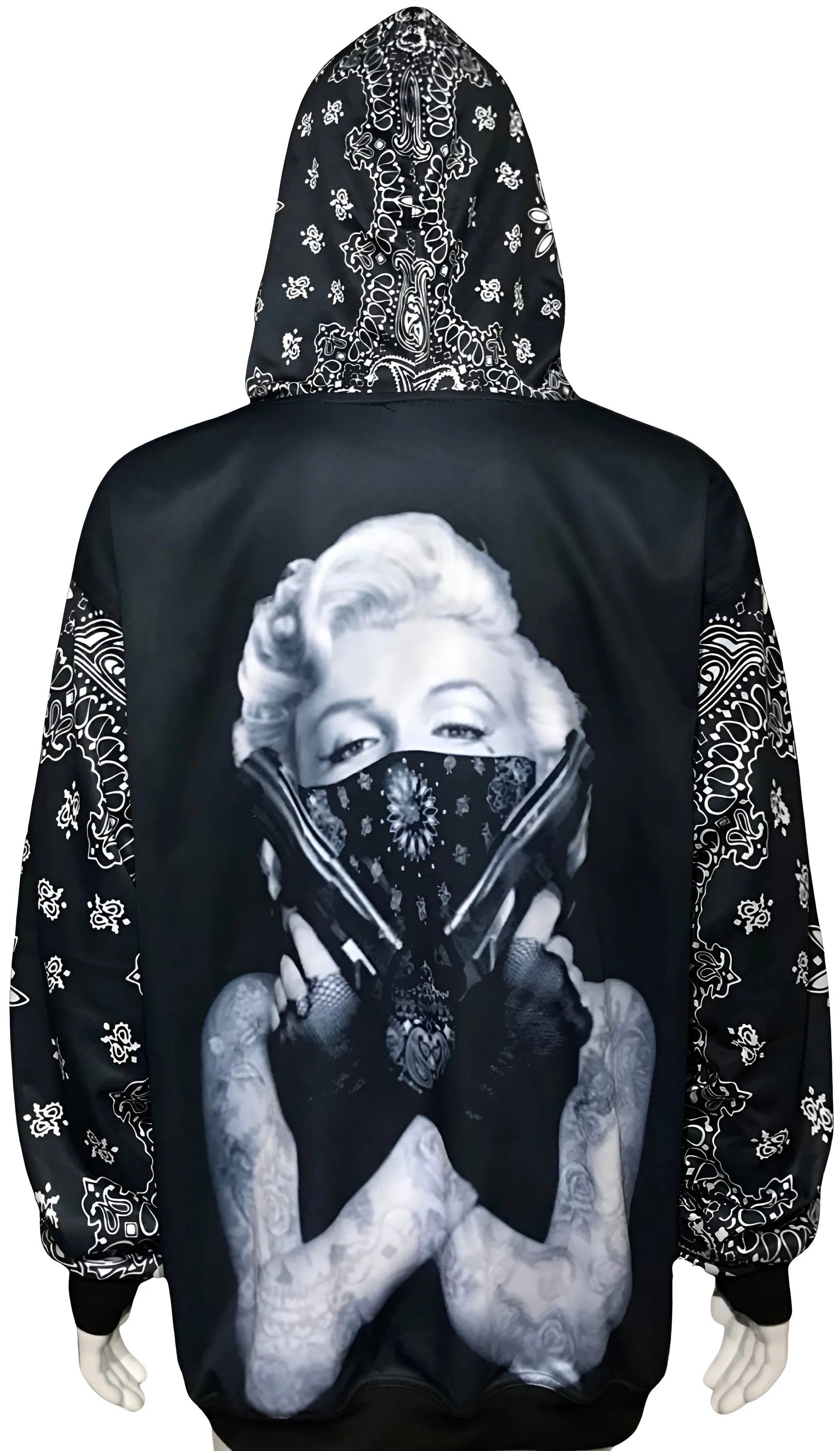 ^MARILYN MONROE O.G.^ PULLOVER HOODIES (FLEECE LINED)