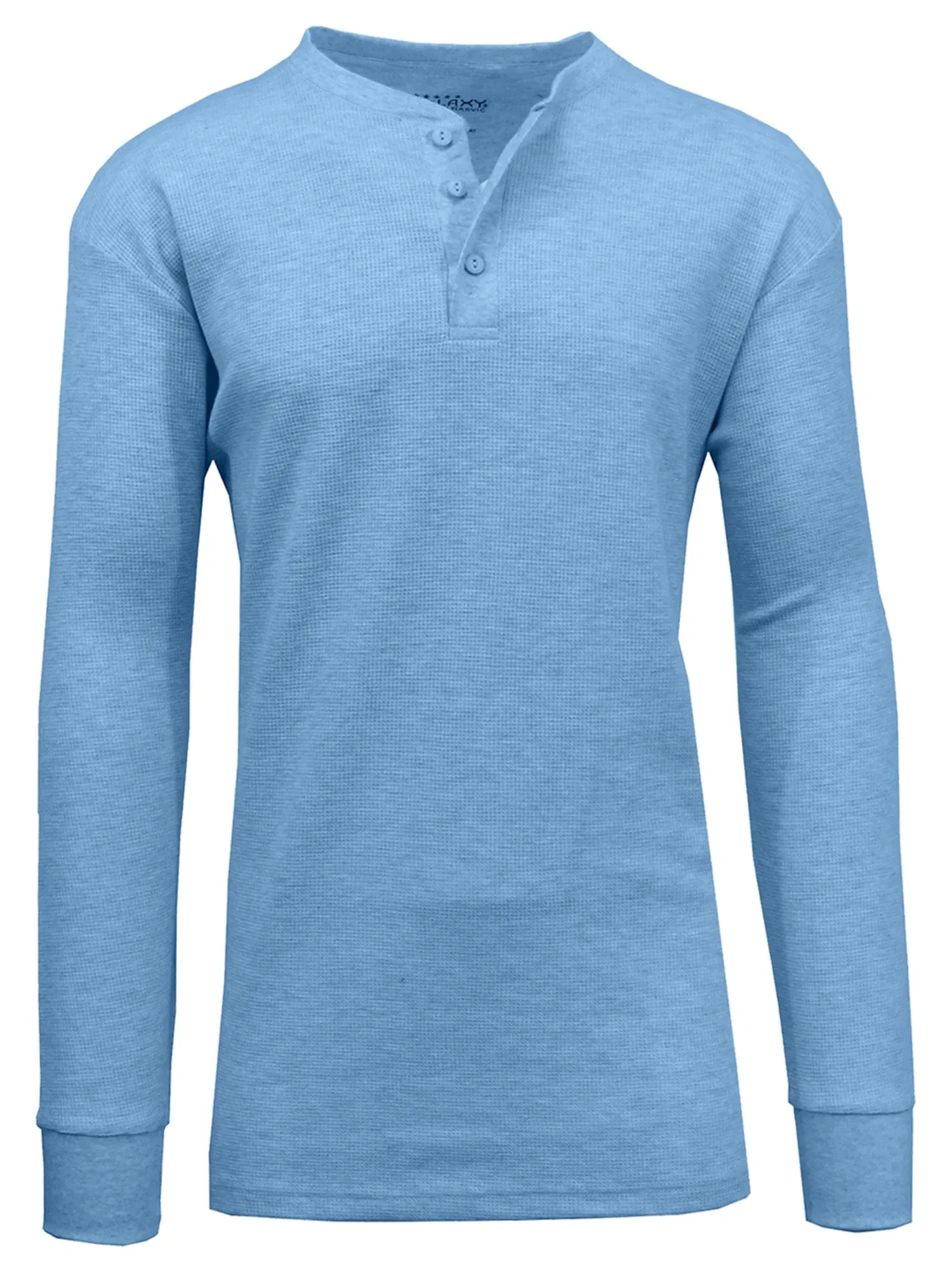 Men's Henley Thermal Long Sleeve