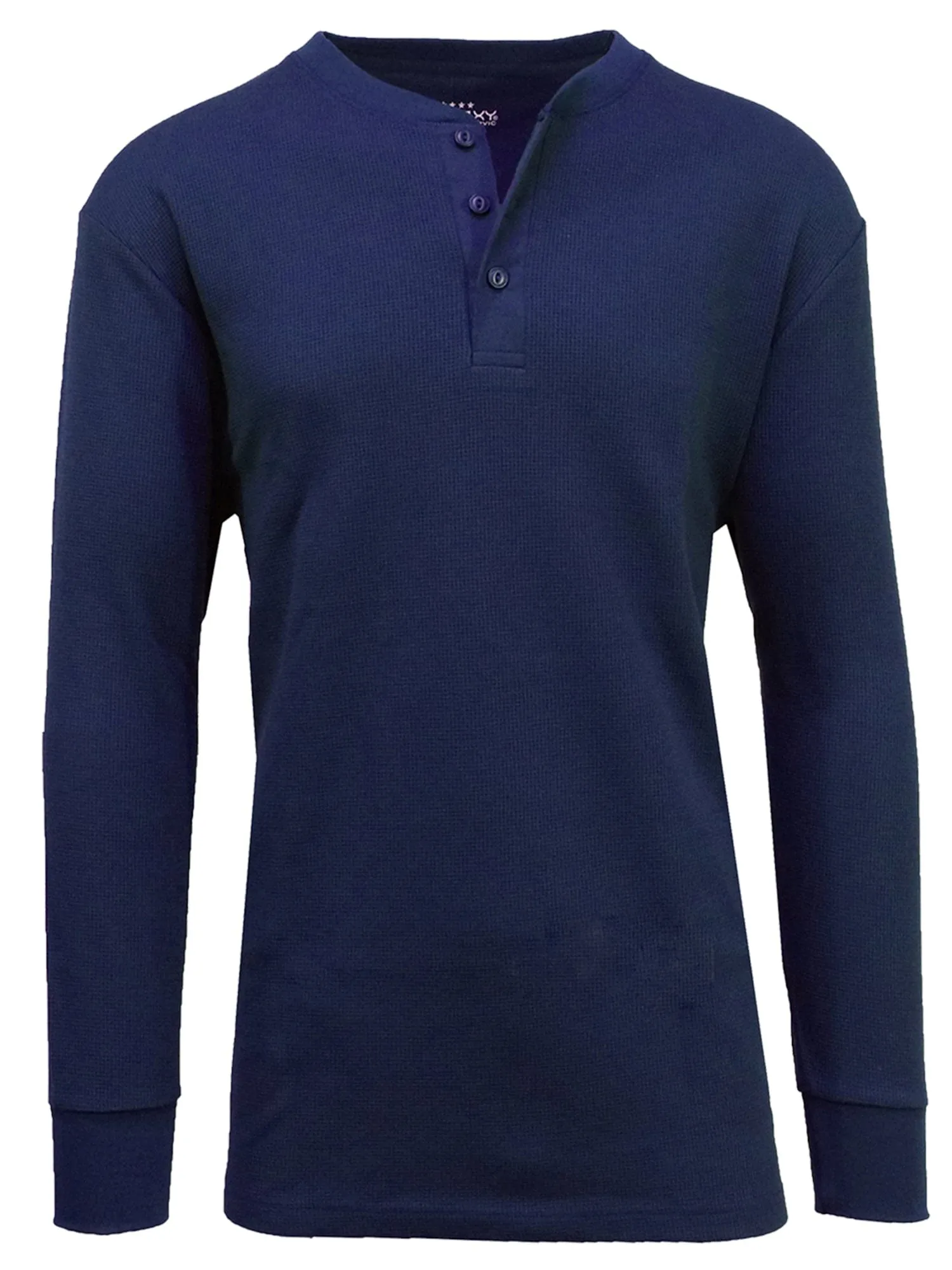 Men's Henley Thermal Long Sleeve