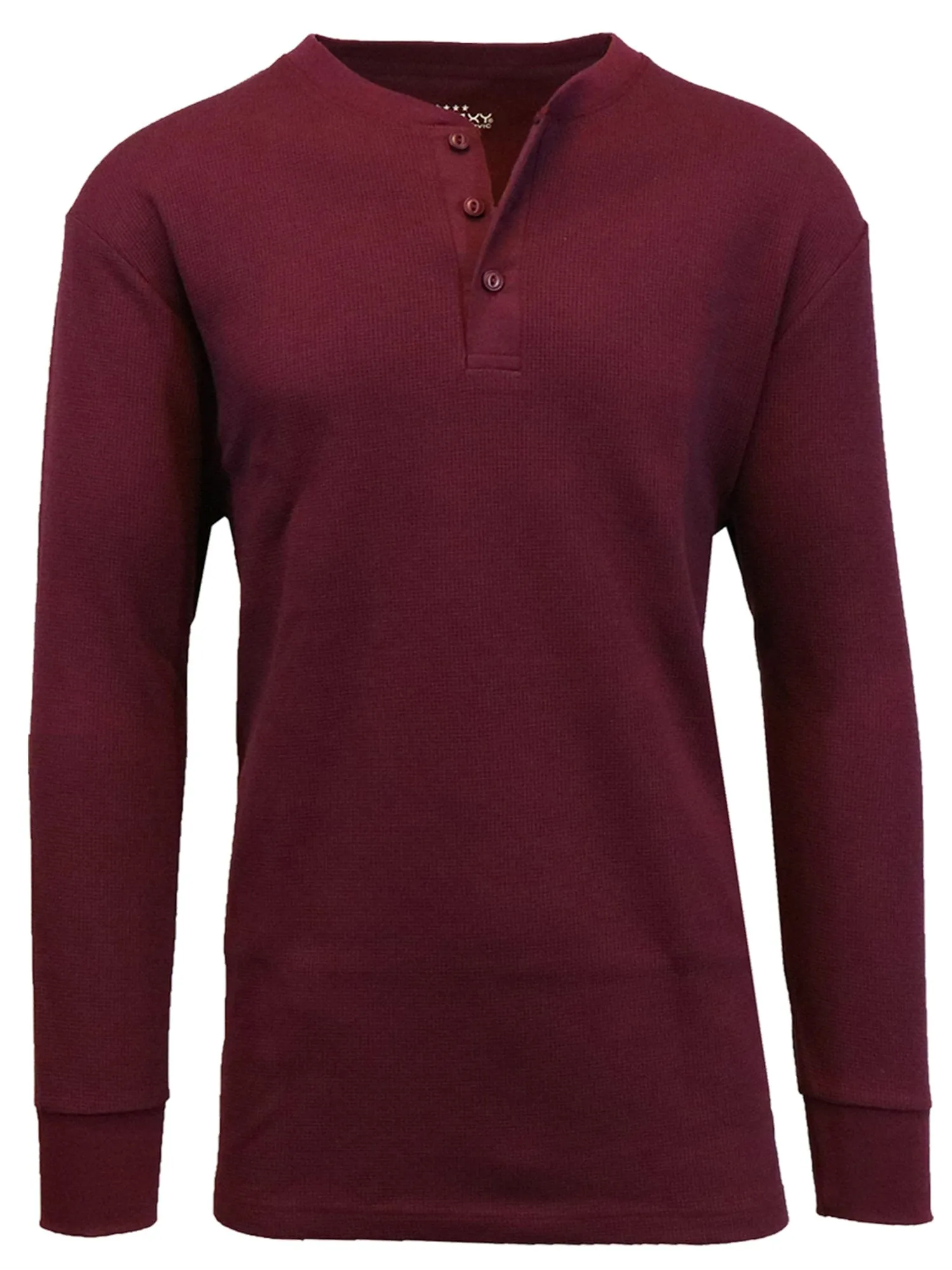 Men's Henley Thermal Long Sleeve